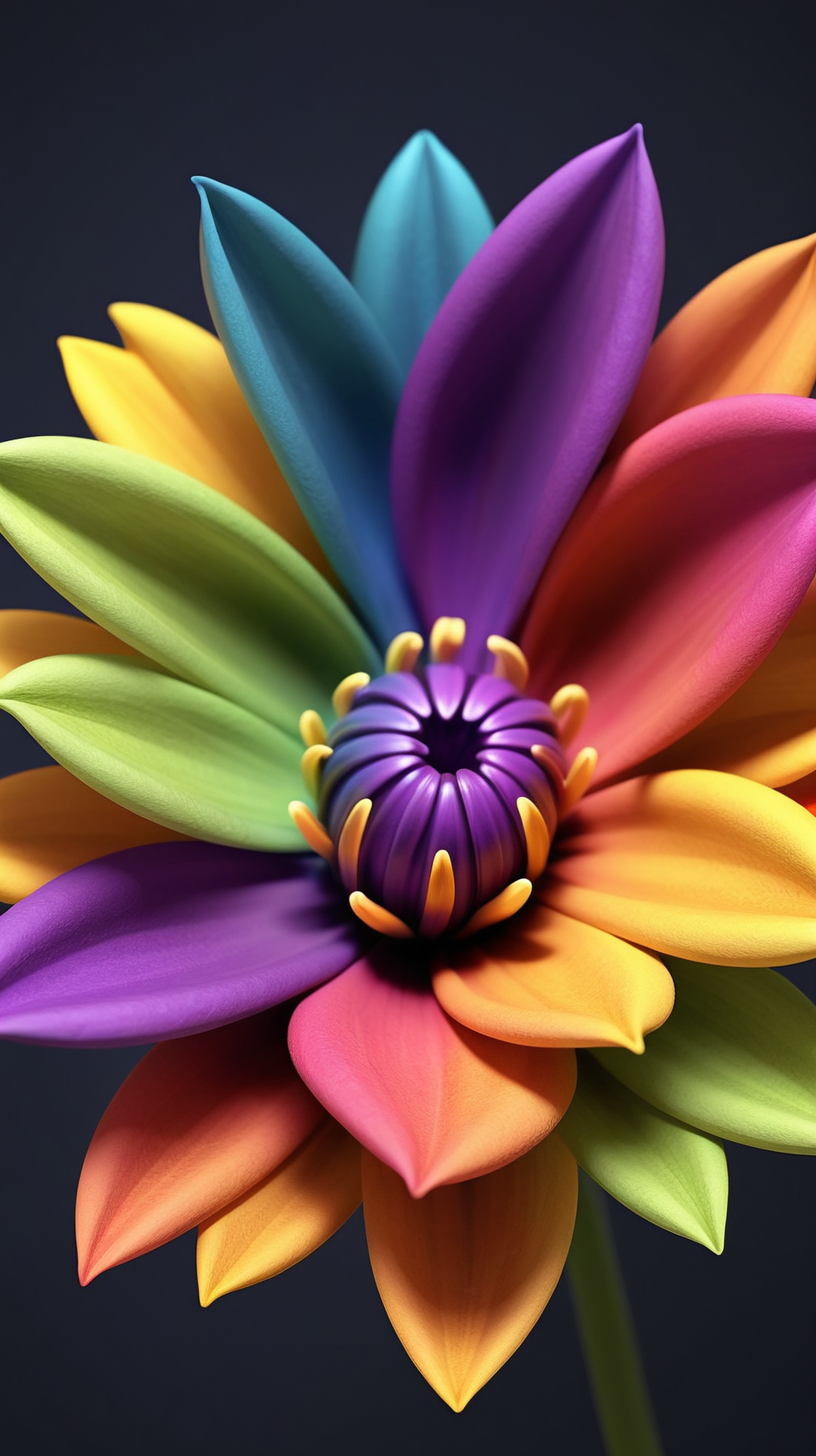 Flower, multicolor 