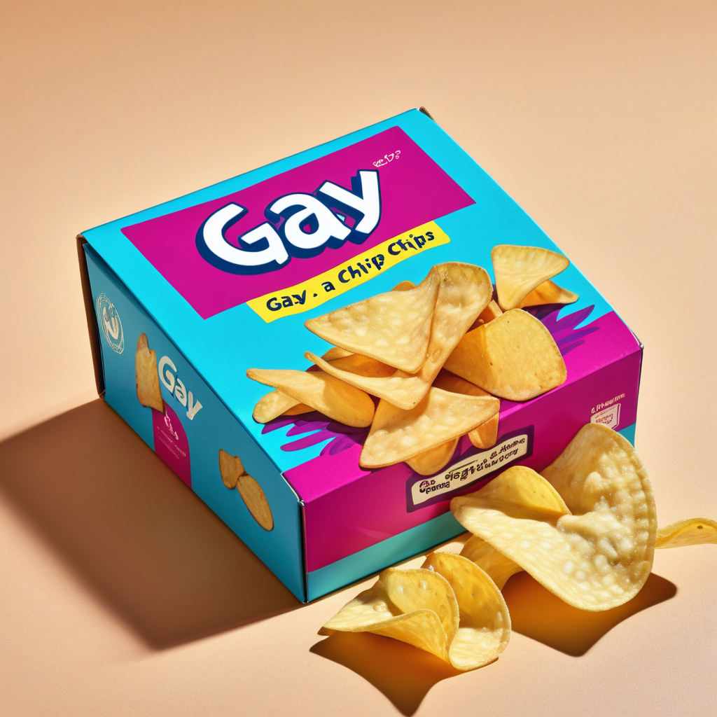 gay chips in a carton