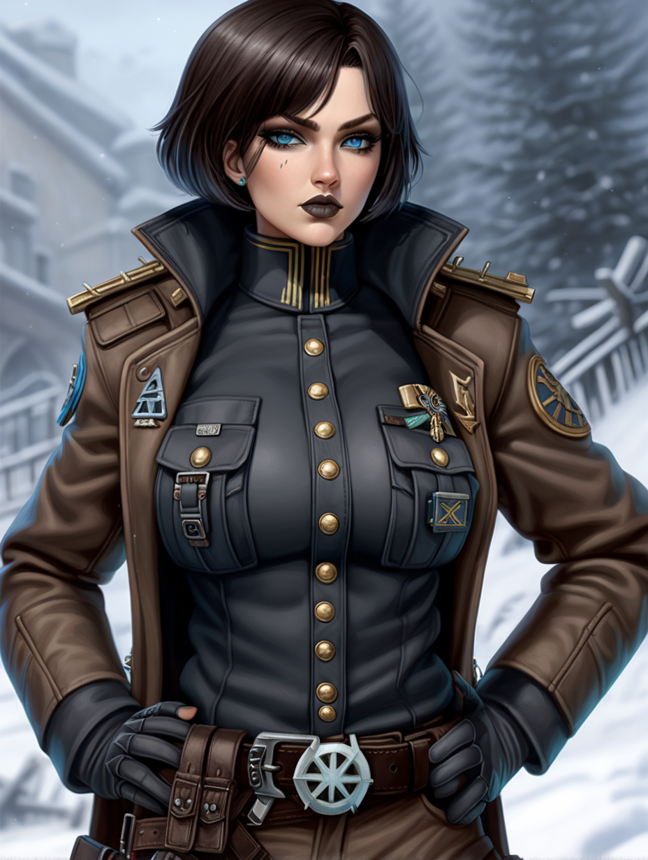 Warhammer 40k Young Very Busty Commissar Woman She Muse Ai 0836