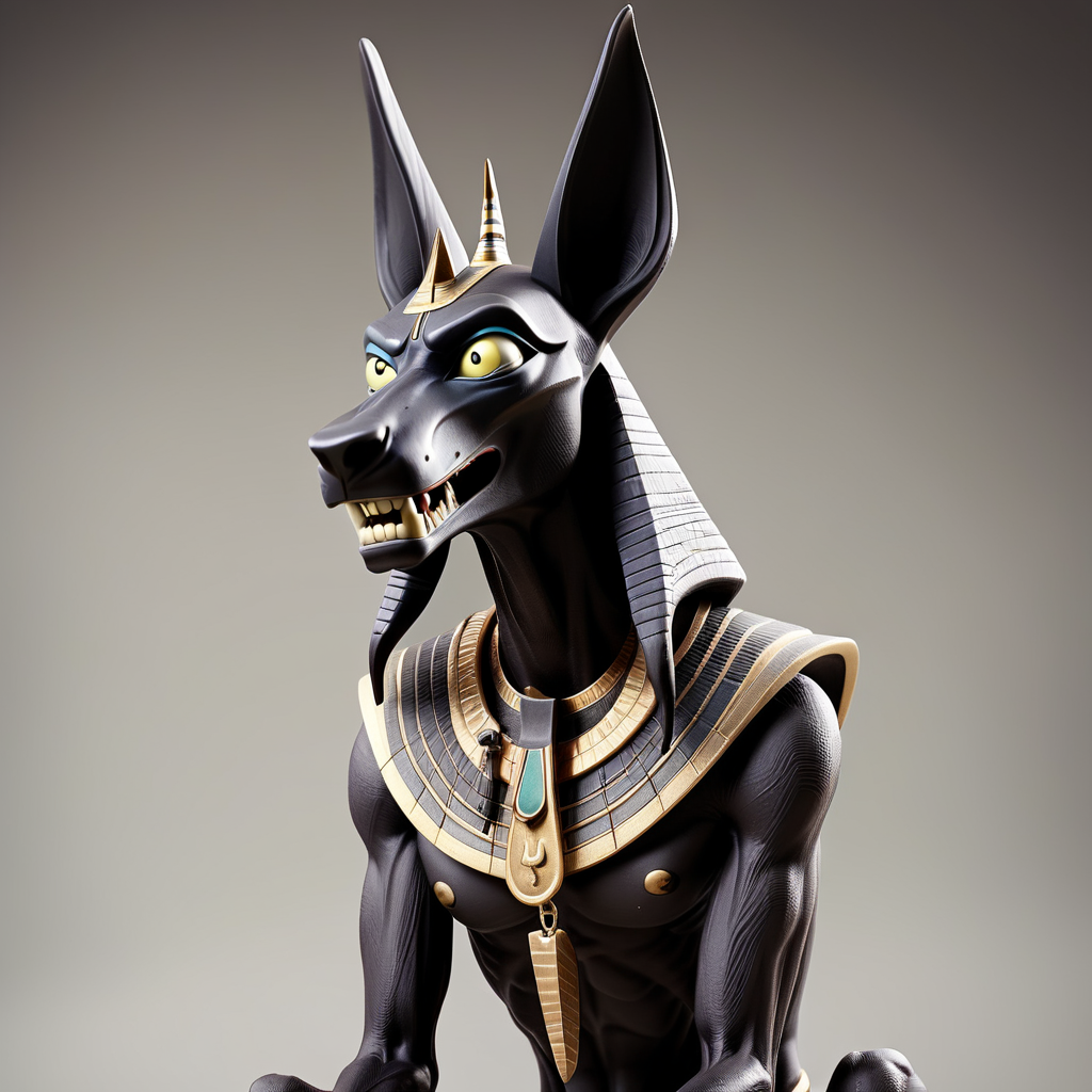 Anubis scary posed front