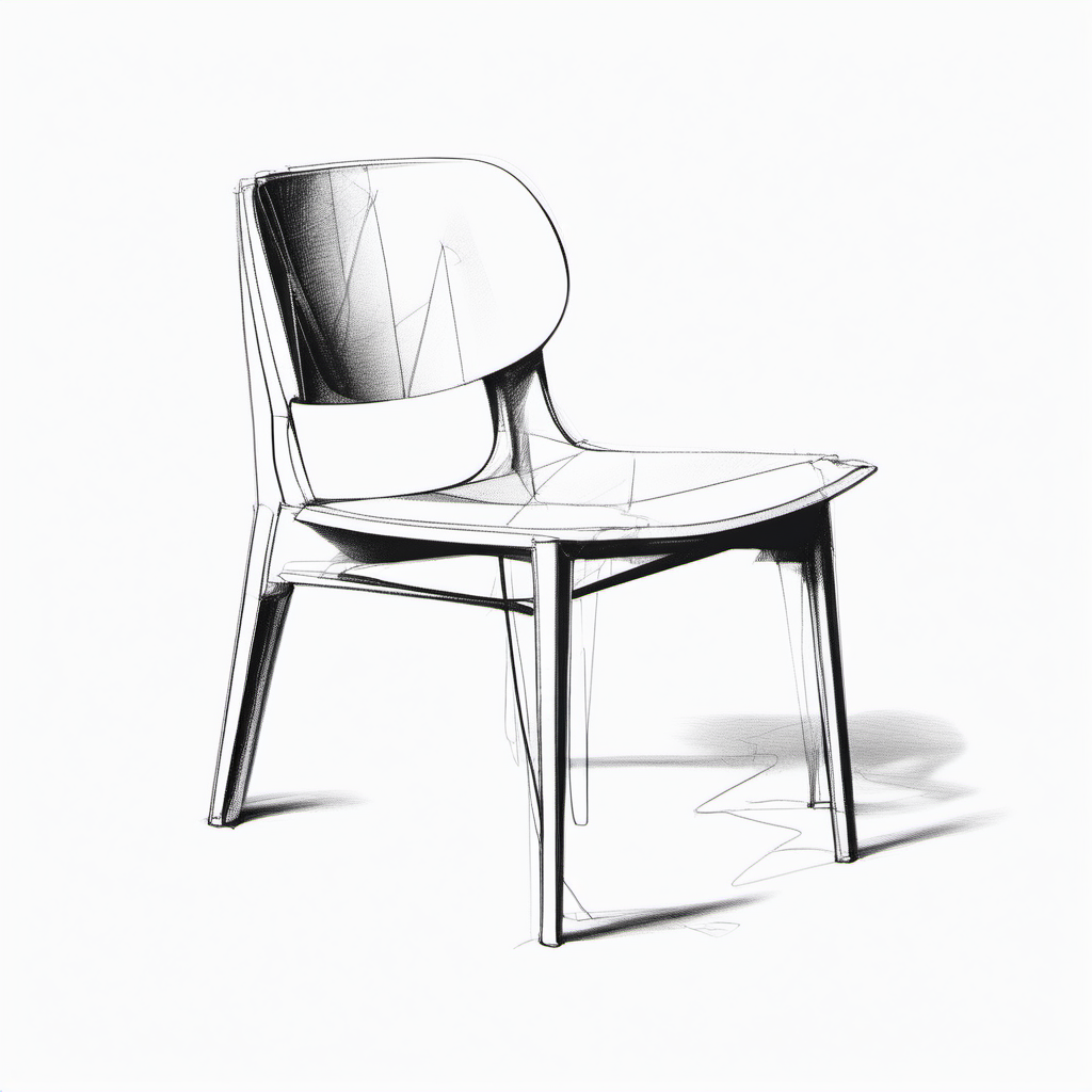 minimal sketch of a chair 

