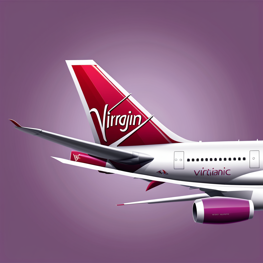Virgin Atlantic Airlines uçak radarı uygulaması için ikon tasarım. Virgin Atlantic Airlines  logo renklerini kullanın. çerçeve kullanma. tam ekran olacak. 