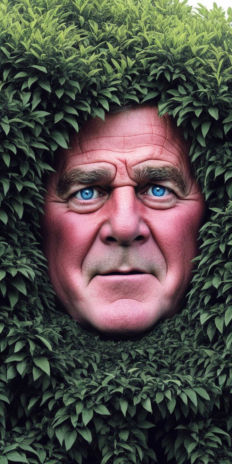 Bush with eyes