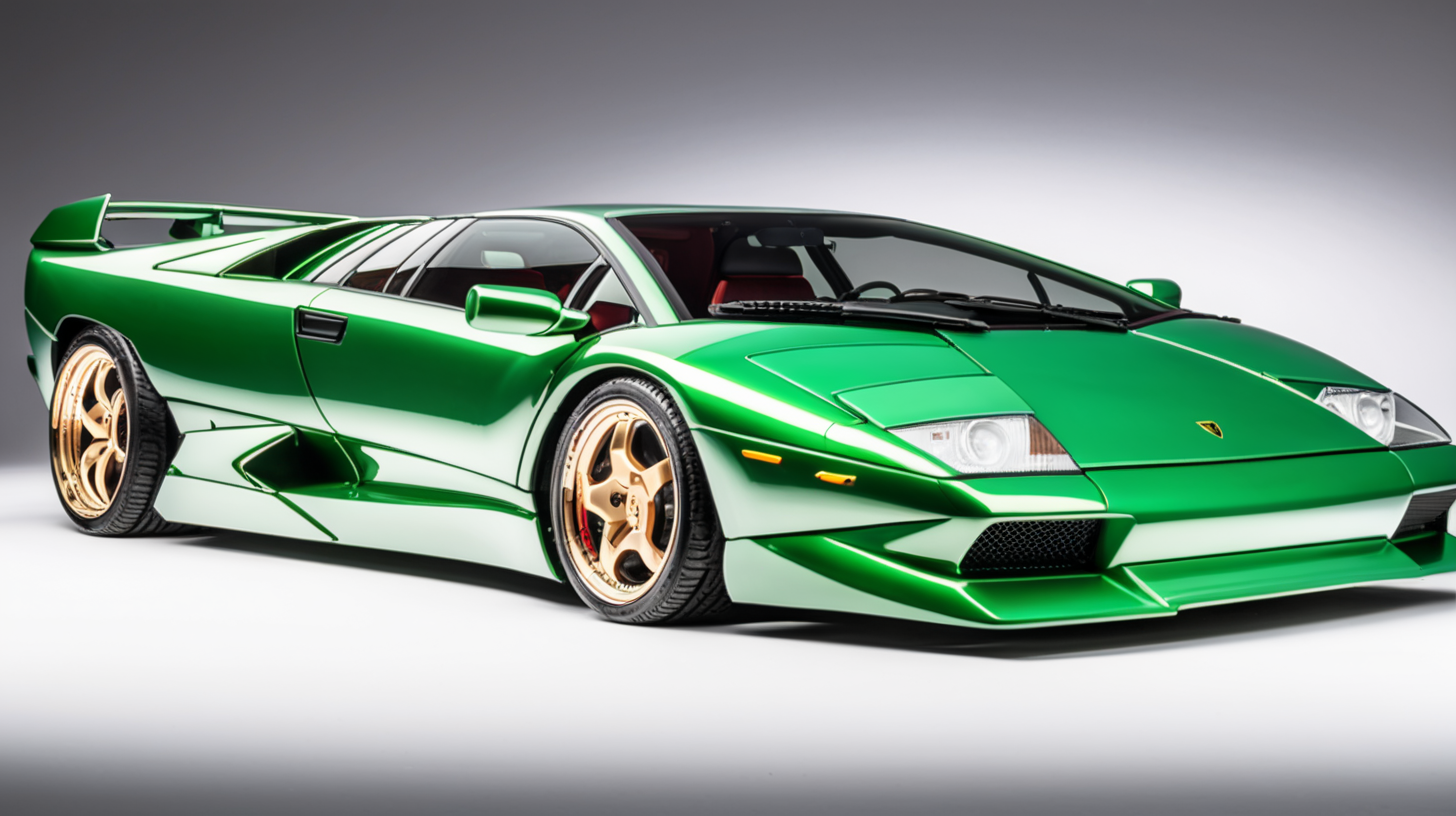 1990 Lamborghini Diablo blended with a 2020 Lamborghini