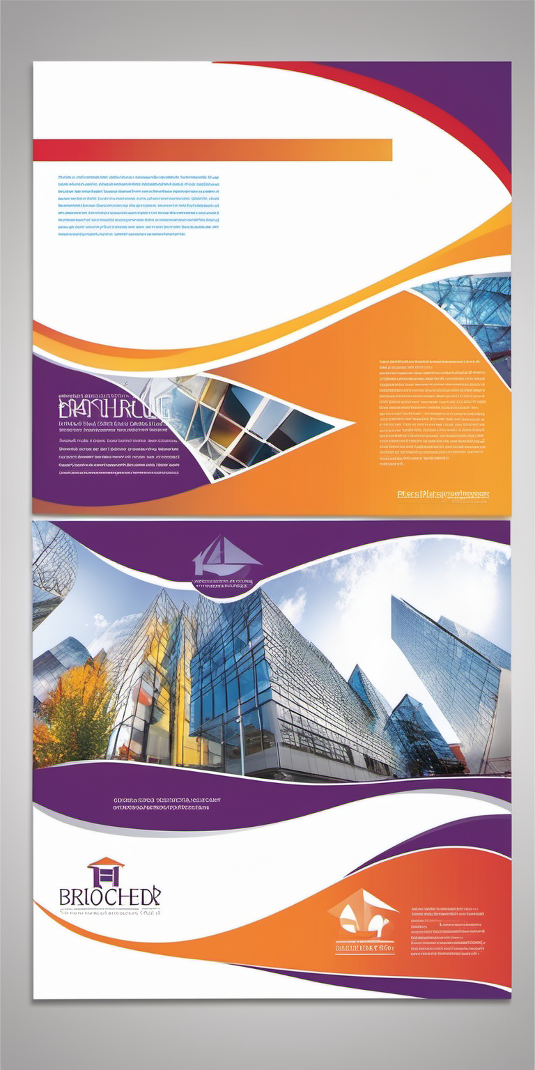  Cover design for brochures in the education