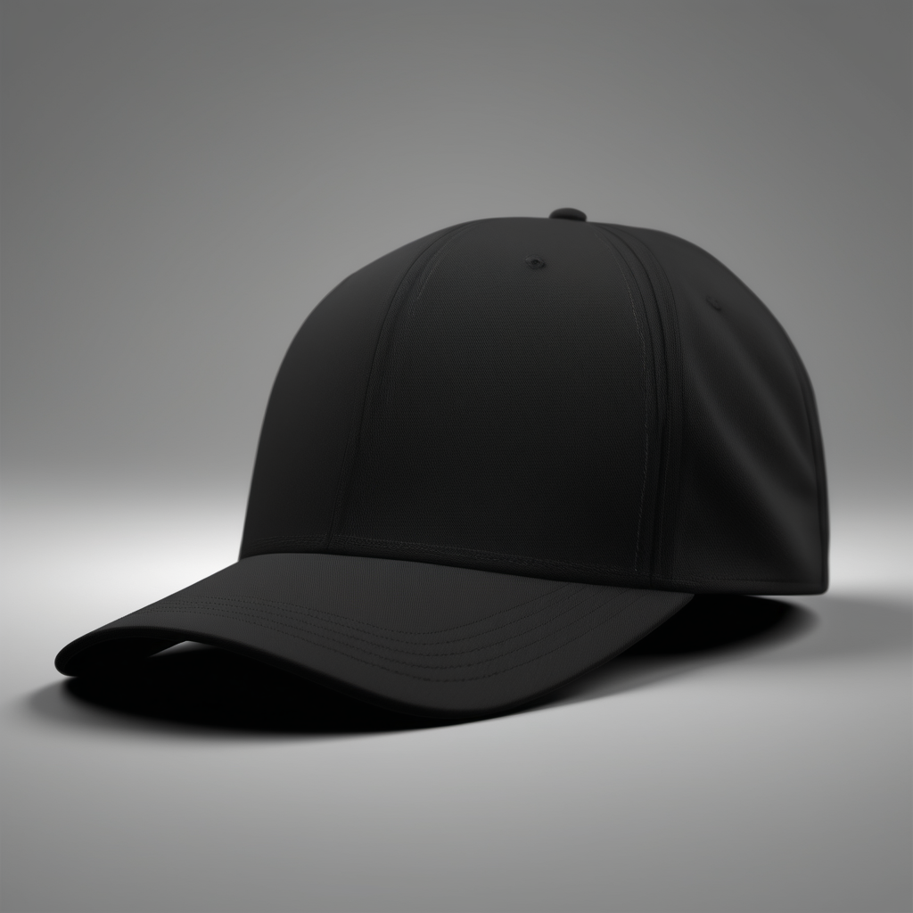 image mock up of black cap