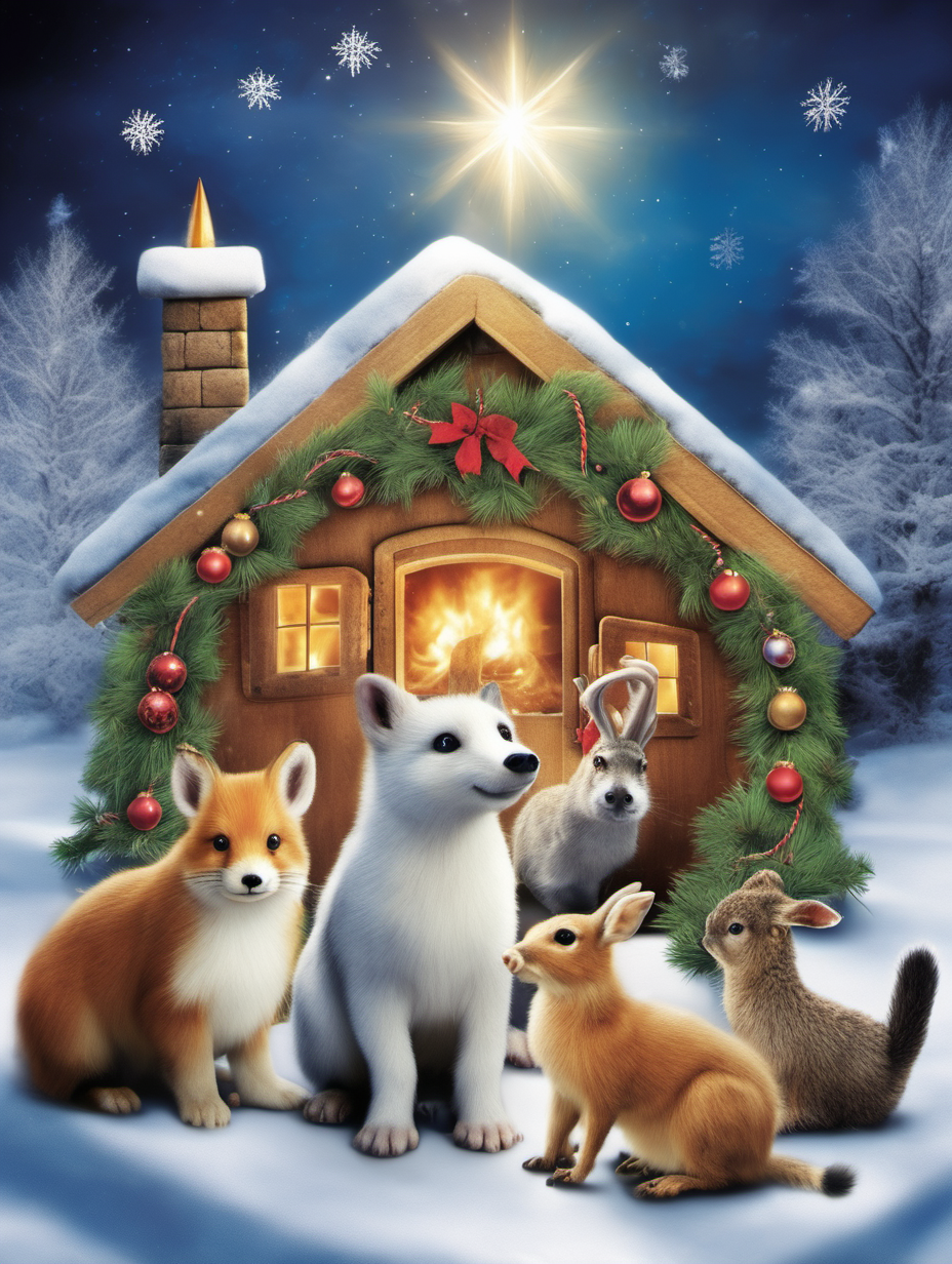  animals magical christmas, advent