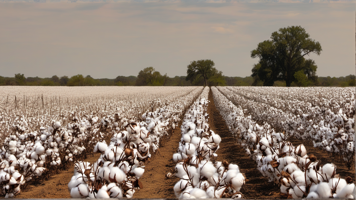 1800s cotton field