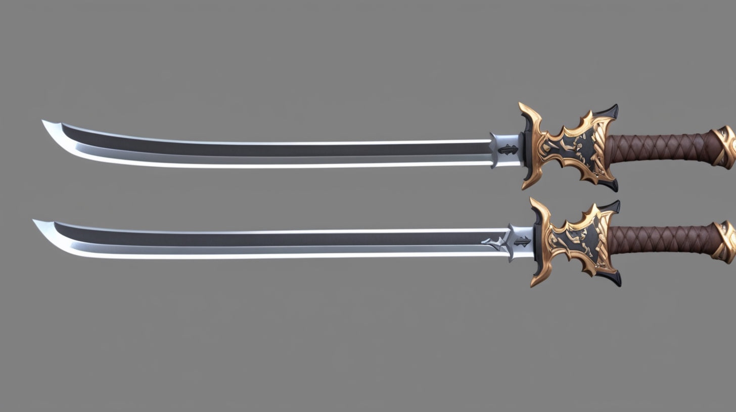 Model for a simple sword for a 3D