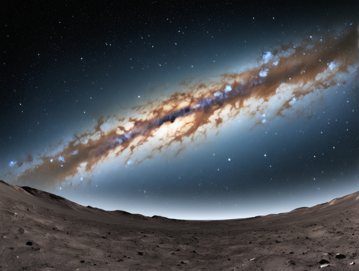 image of the Milky Way galaxy as seen