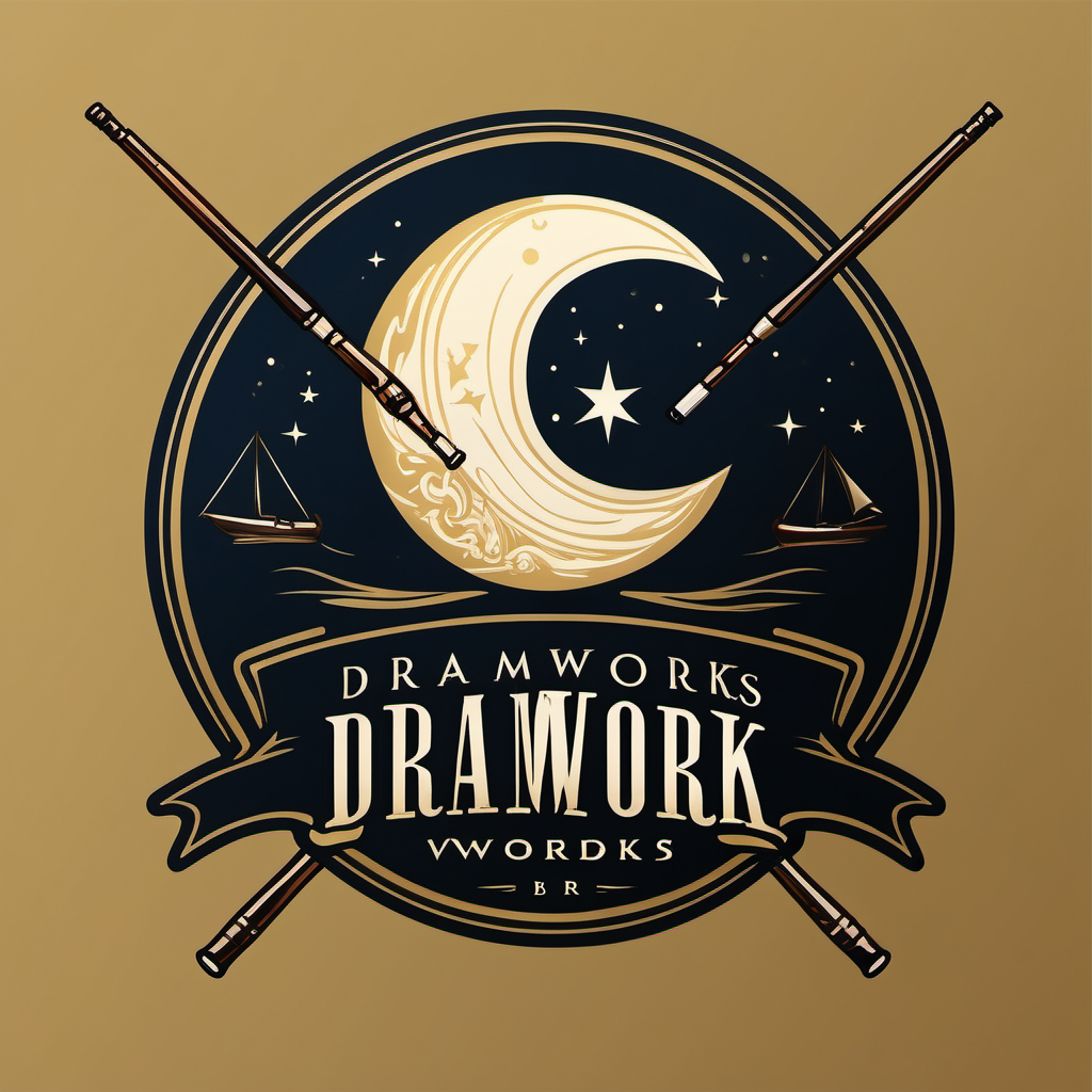 luxury whisky logo for a company called Dramworks