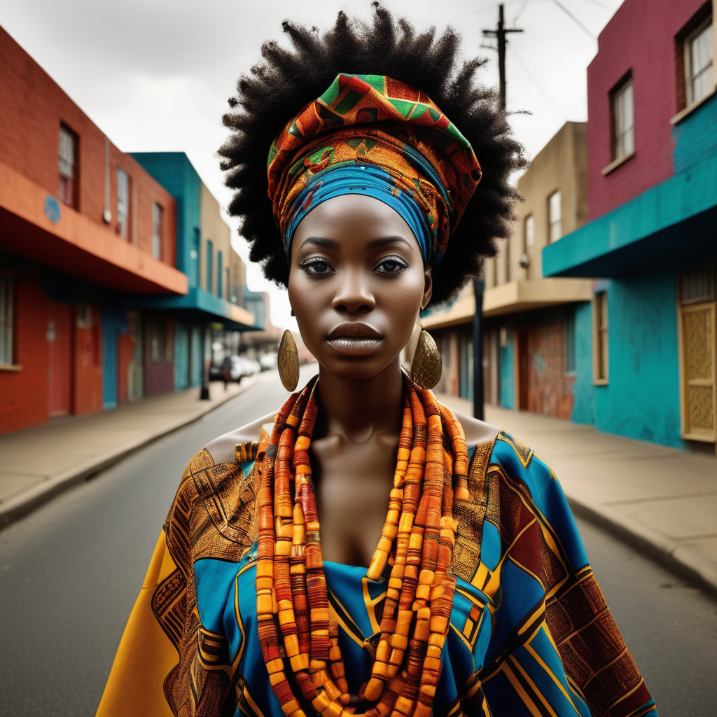 Vibrant images that represent African heritage in Metropolitan