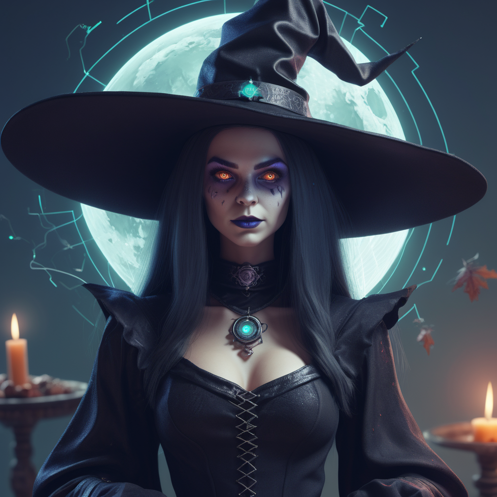A witch combined with an AI