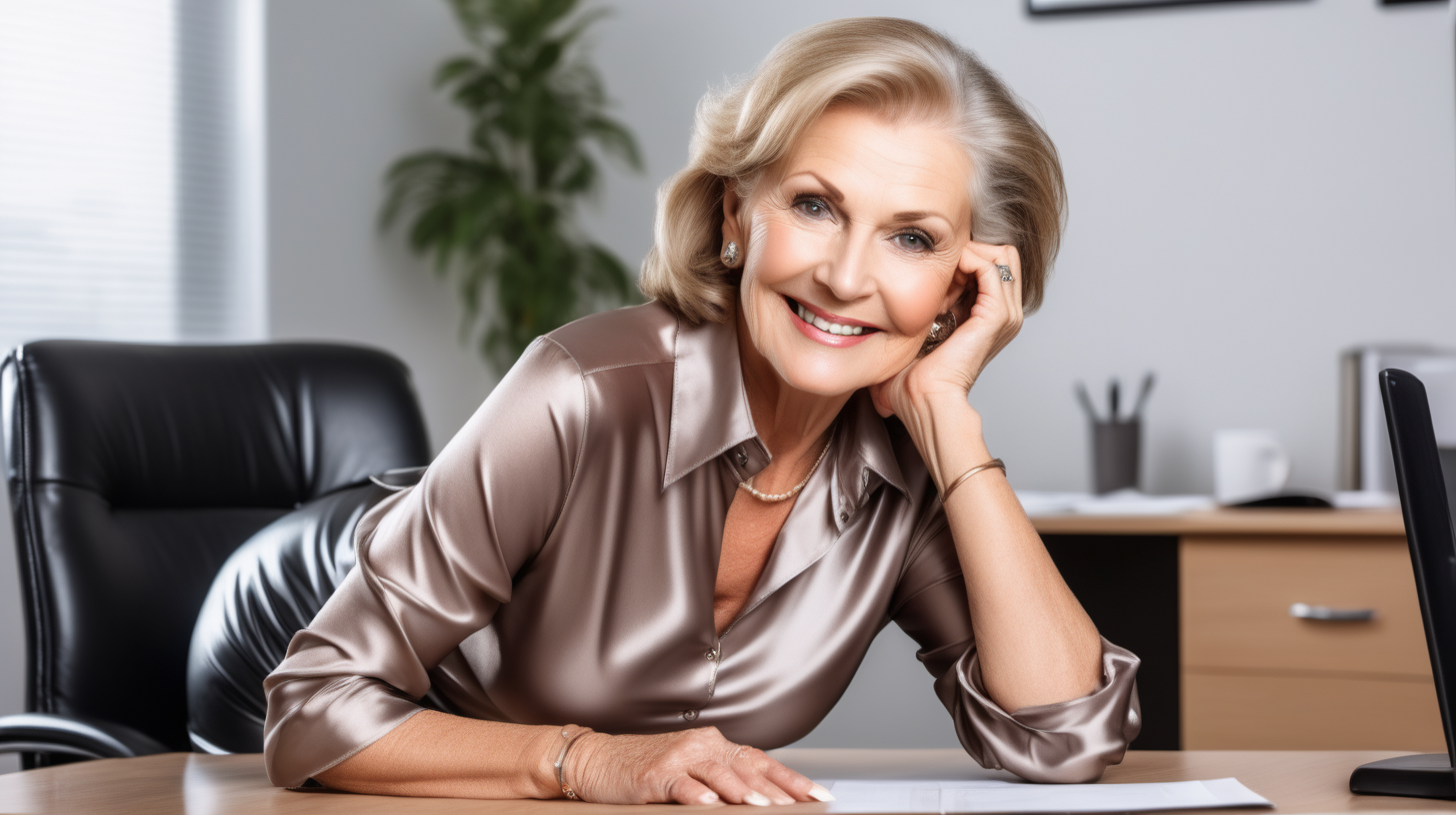 Natural Older Women OVER 60 beautiful face smiling | MUSE AI