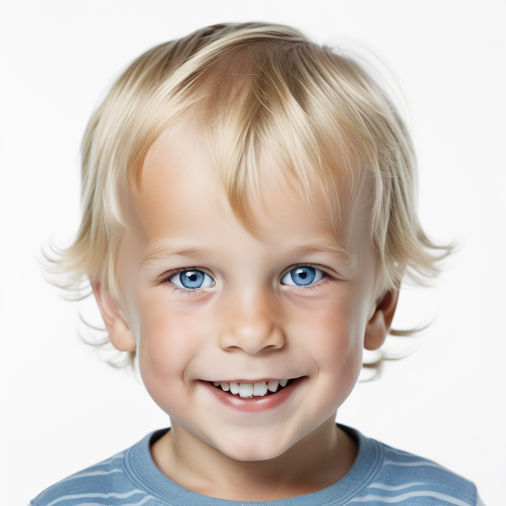 white backgroundreal facechild 3 yearsold boylives in GermanySwedensmilingwhole