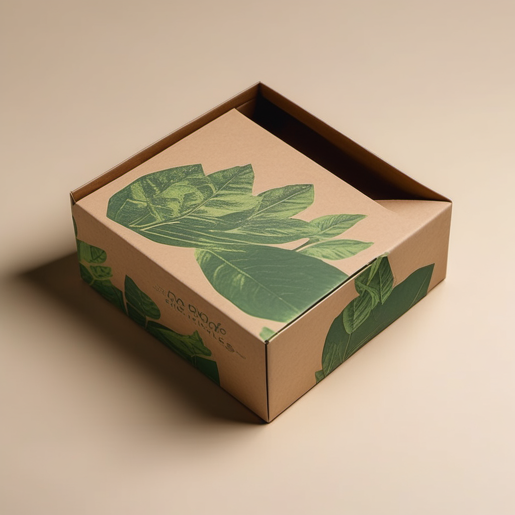 Creating a paper box print with an eco-friendly and natural look is a great way to highlight the eco-friendly nature of your product.
