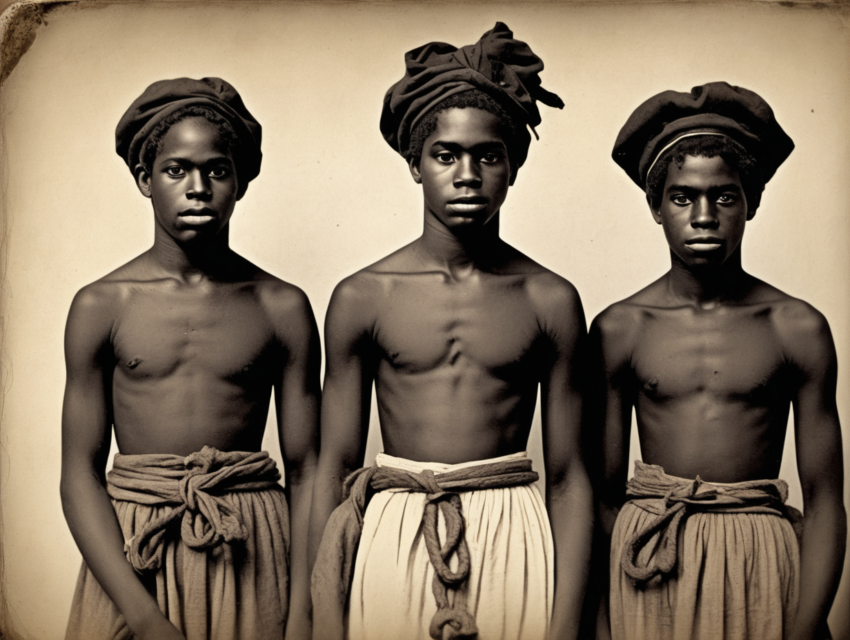 1800s black teen slaves