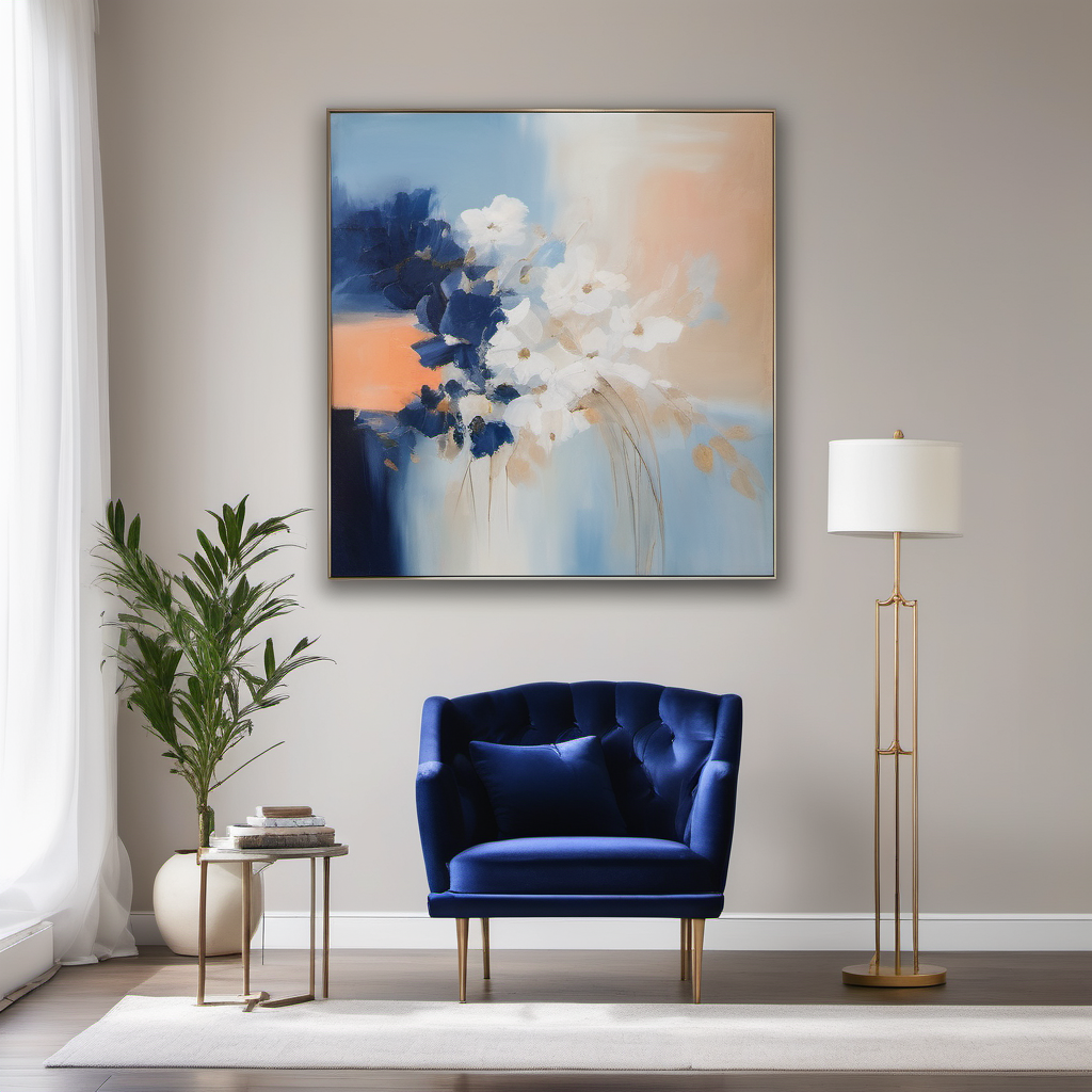 Place the Tranquil Serenity A painting within a