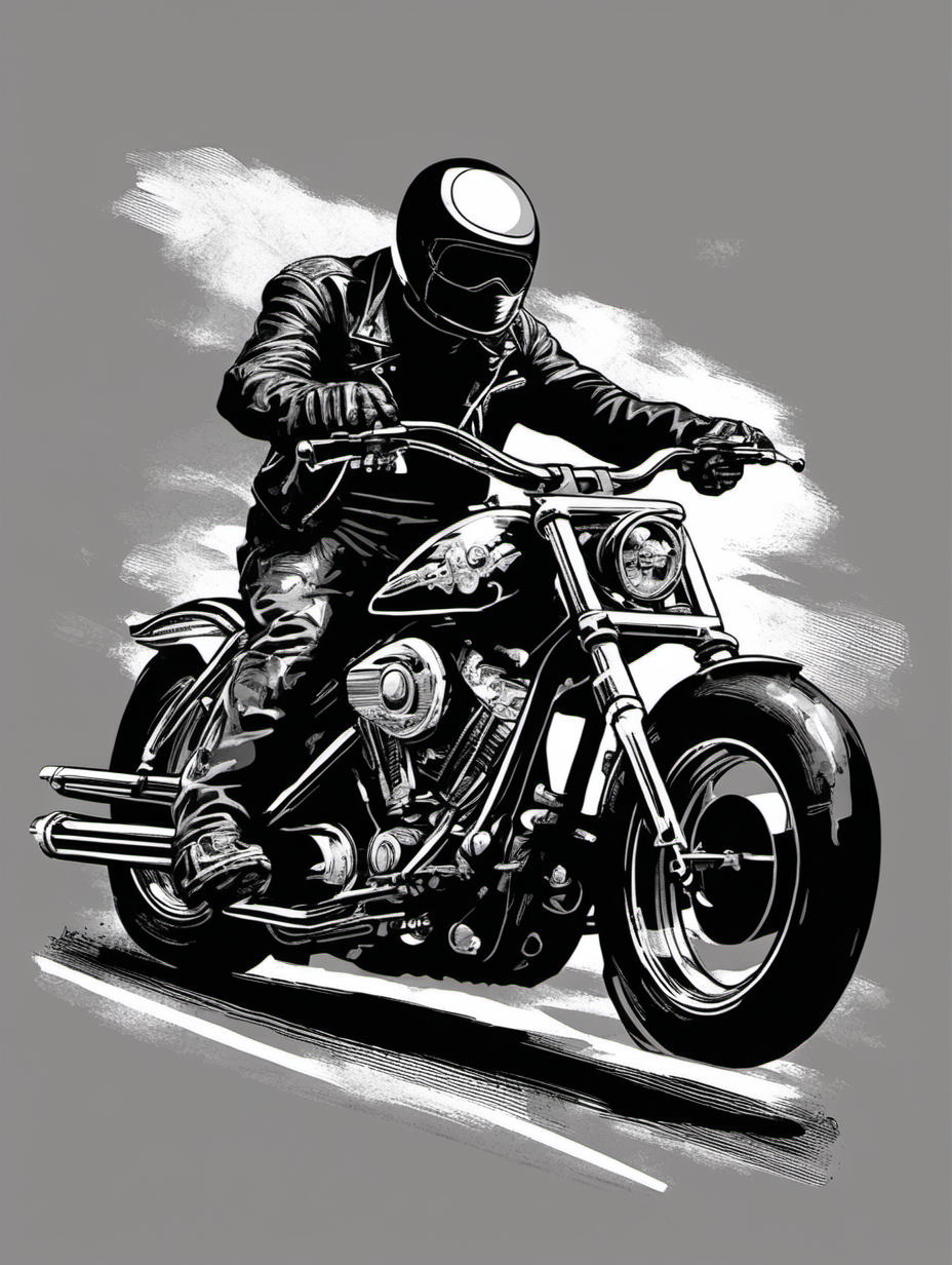 biker t-shirt