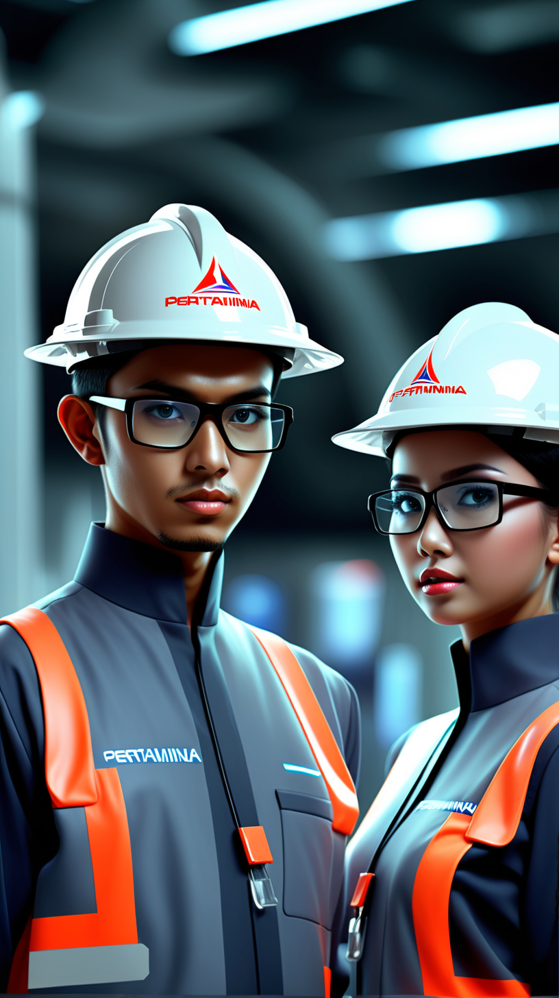 futuristic pertamina workers