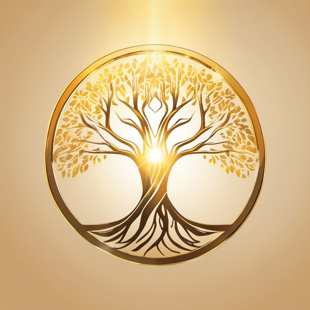 create a refined logo for Wallan Healing Tree