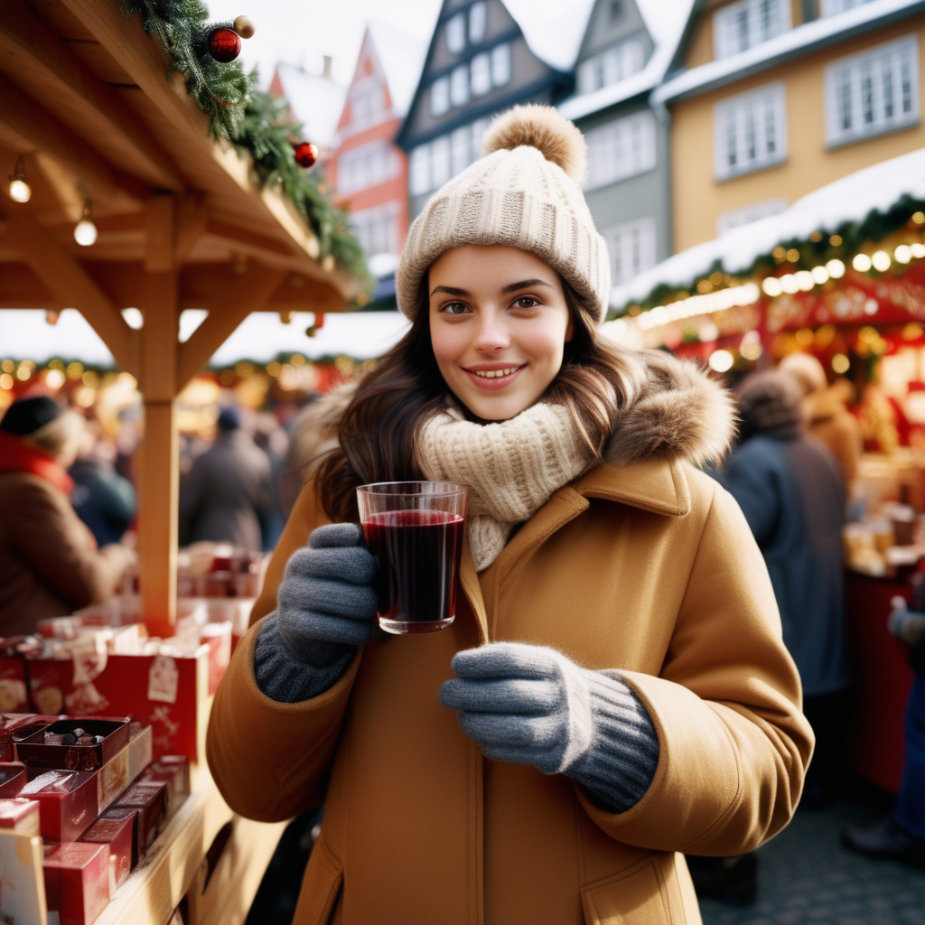 https://r2.erweima.ai/stablediffusion/c0b36b6ae7b34fc7af0d08bf60b832af_ComfyUI_115275_.png

Erstelle ein fotorealistisches Bild des brünetten models aus dem Bild, das mit Kodak Gold 400 Film aufgenommen wurde. Sie steht auf einem Weihnachtsmarkt an einem Stand, sie hat ein Glas mit Glühwein in der Hand. Sie schaut neben die Kamera und winkt mit der anderen Hand. Sie trägt warme Handschuhe und einen Wintermantel.