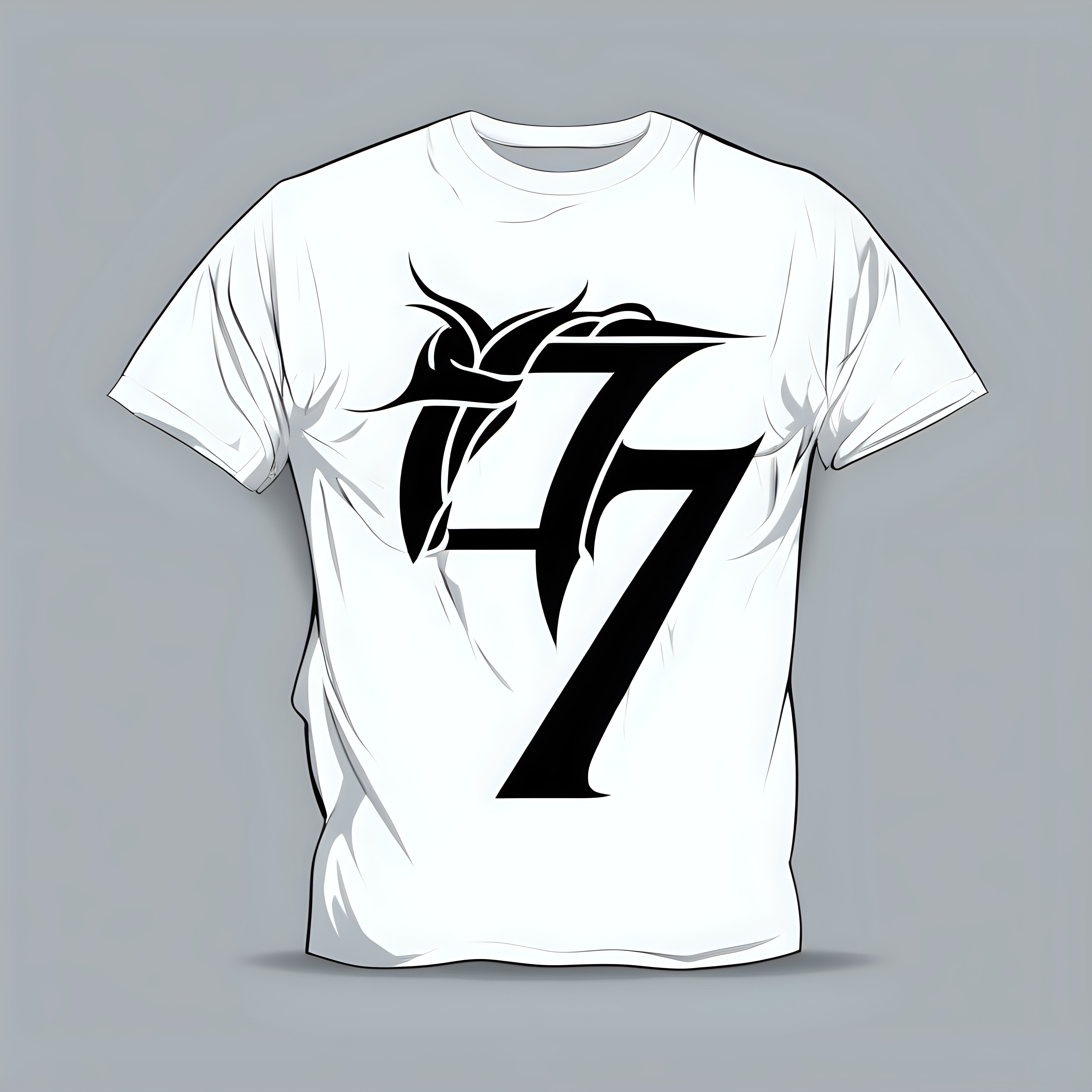 make me a logo for tshirt
 with lucky 7vene