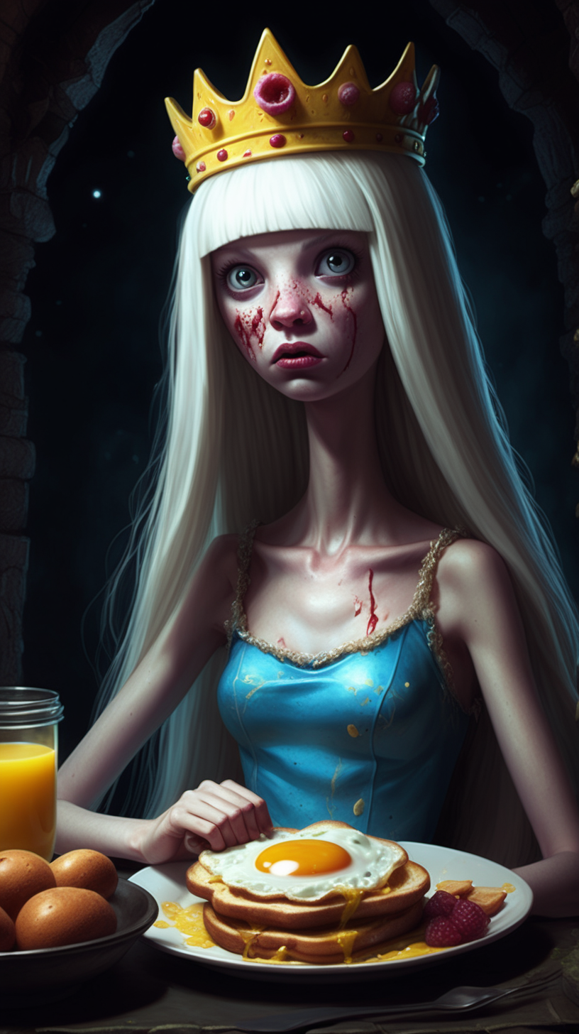 Realistic Breakfast Princess from Adventure Time in a