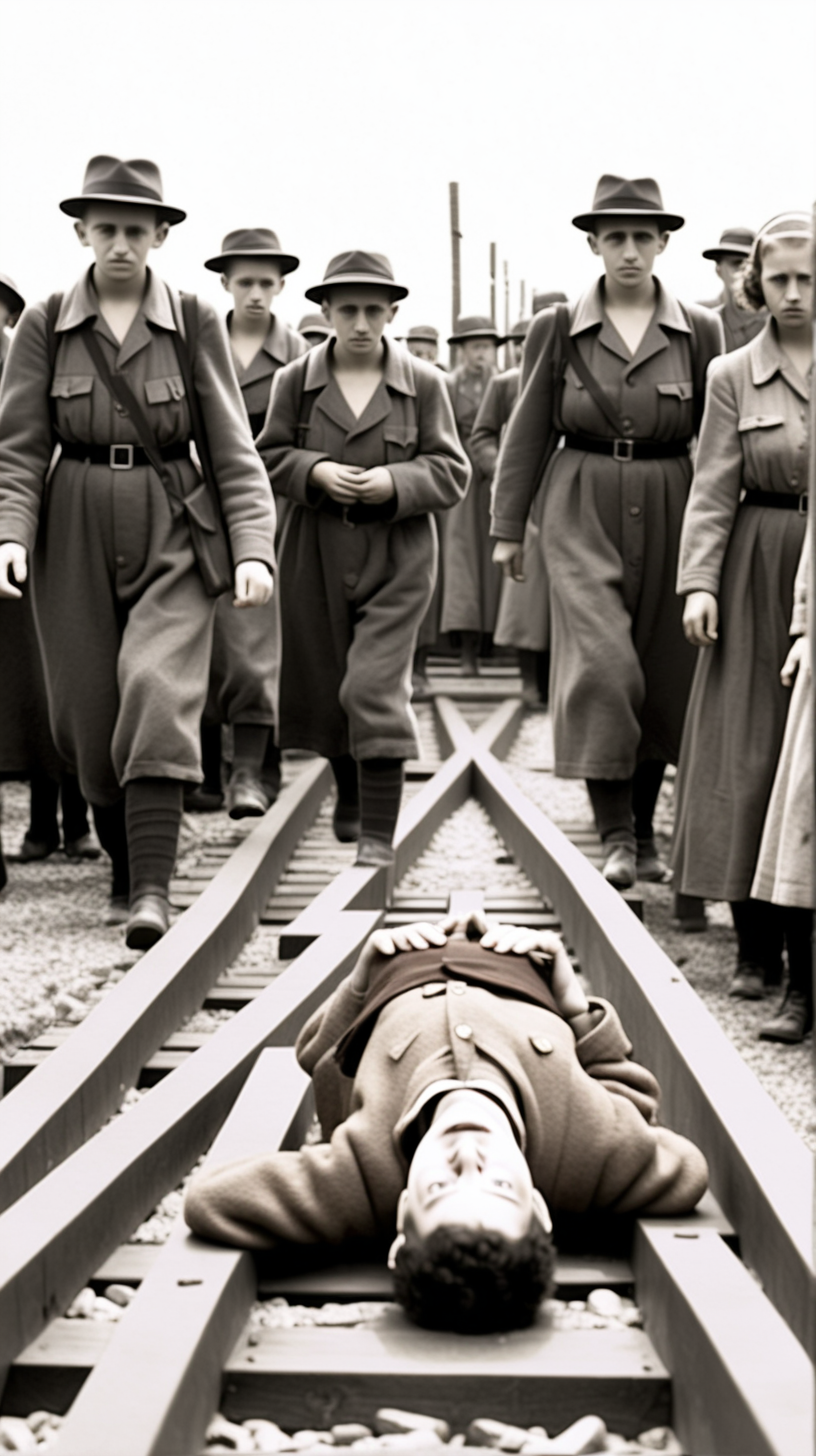 culminating in the Holocaust, in which Jews were systematically killed in concentration camps.