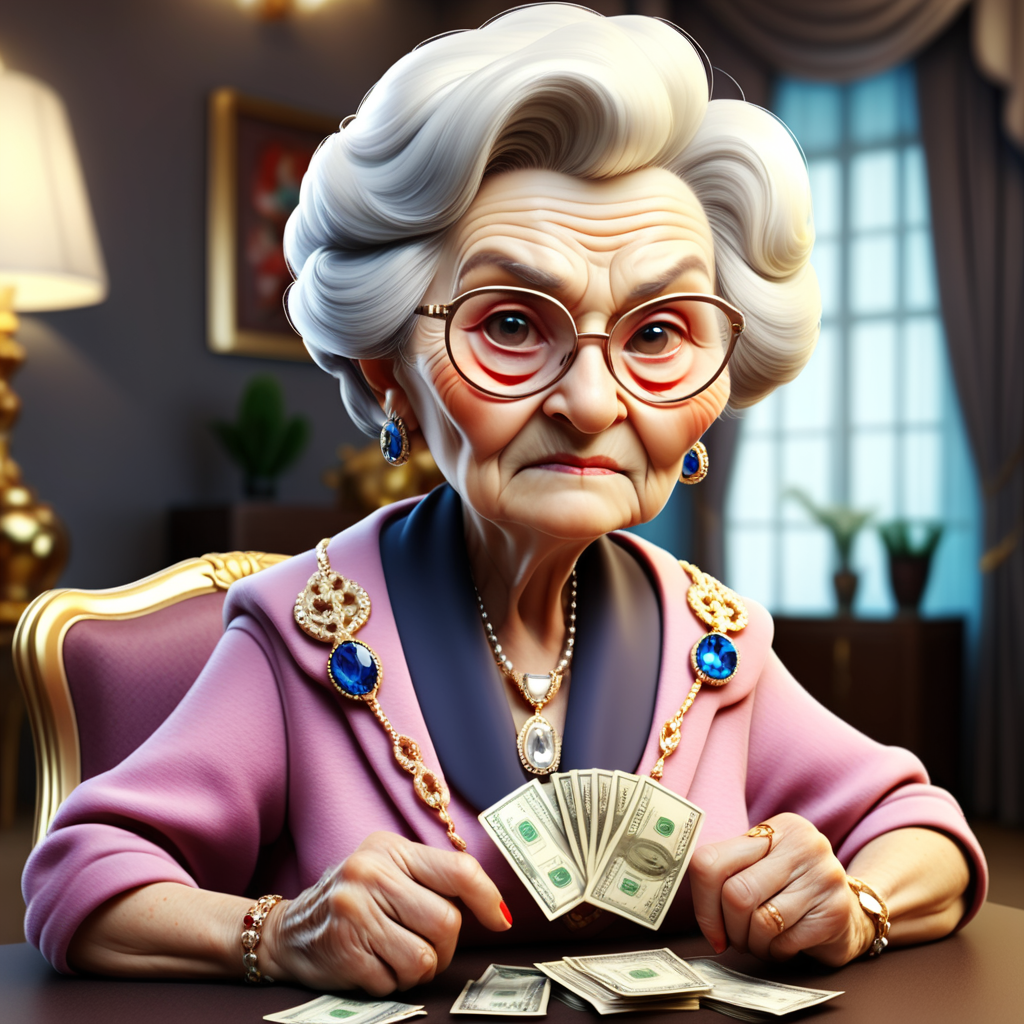 Rich grandmother