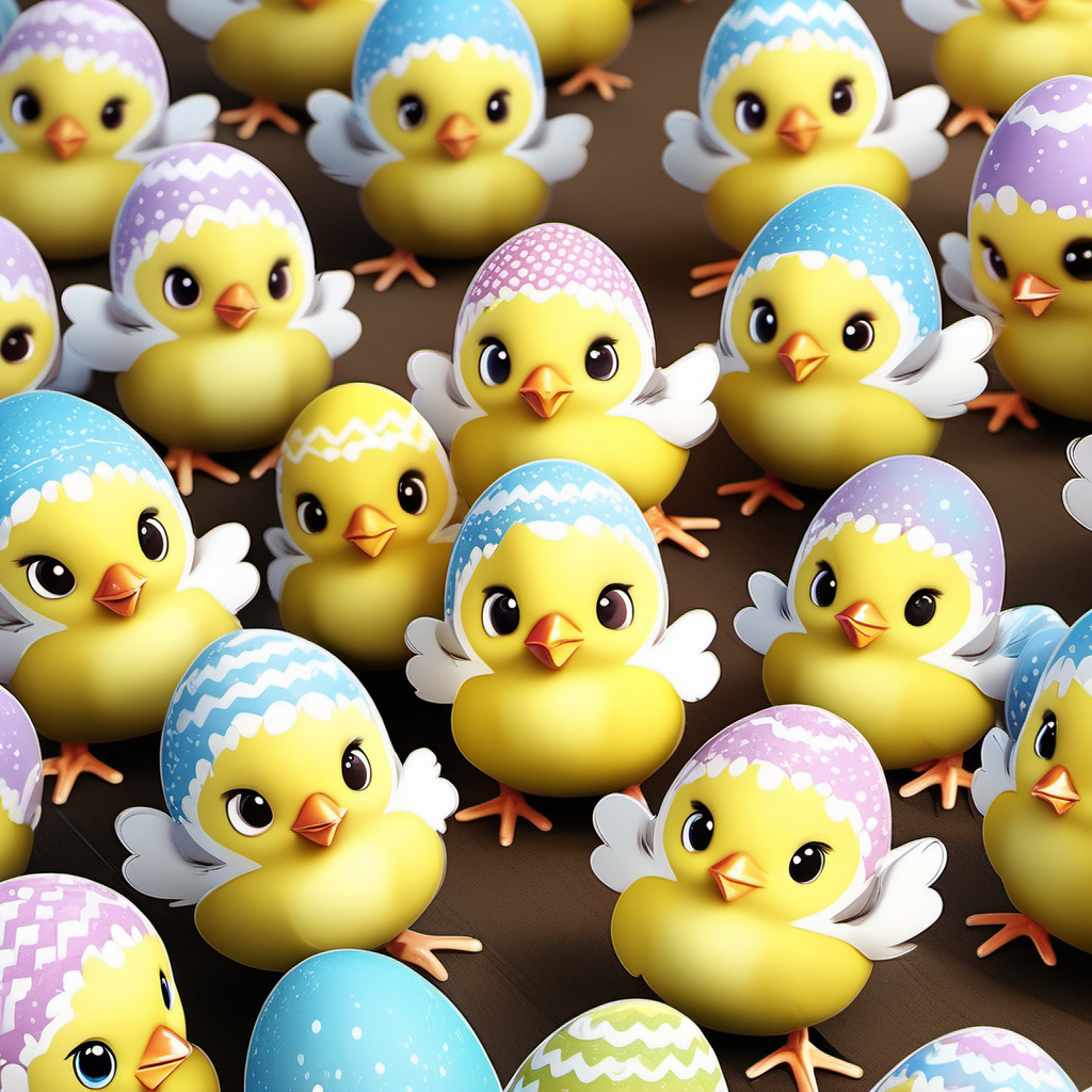 
sticker, easter chicks,  so cute,  big, cartoon 
fairytale, 
 incredibly high detail, 16k, octane rendering, gorgeous, wide angle.