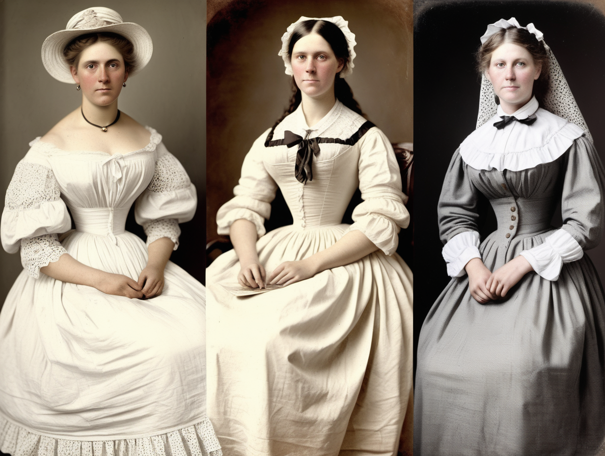 1800s white women