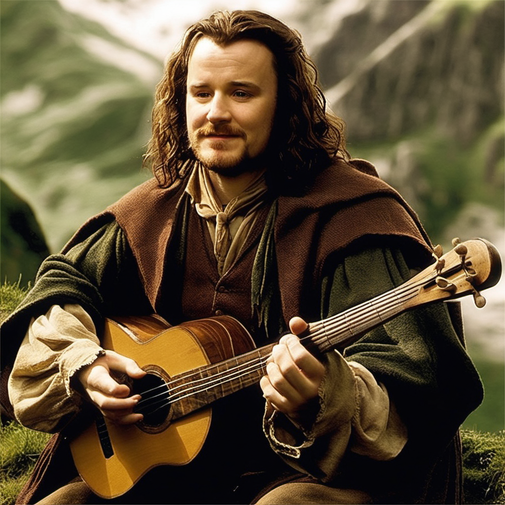 Wandering bard in lord of the rings