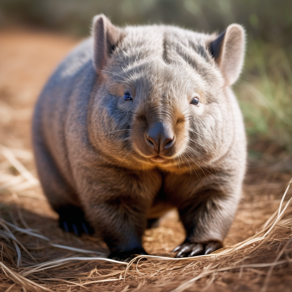 A soft wombat