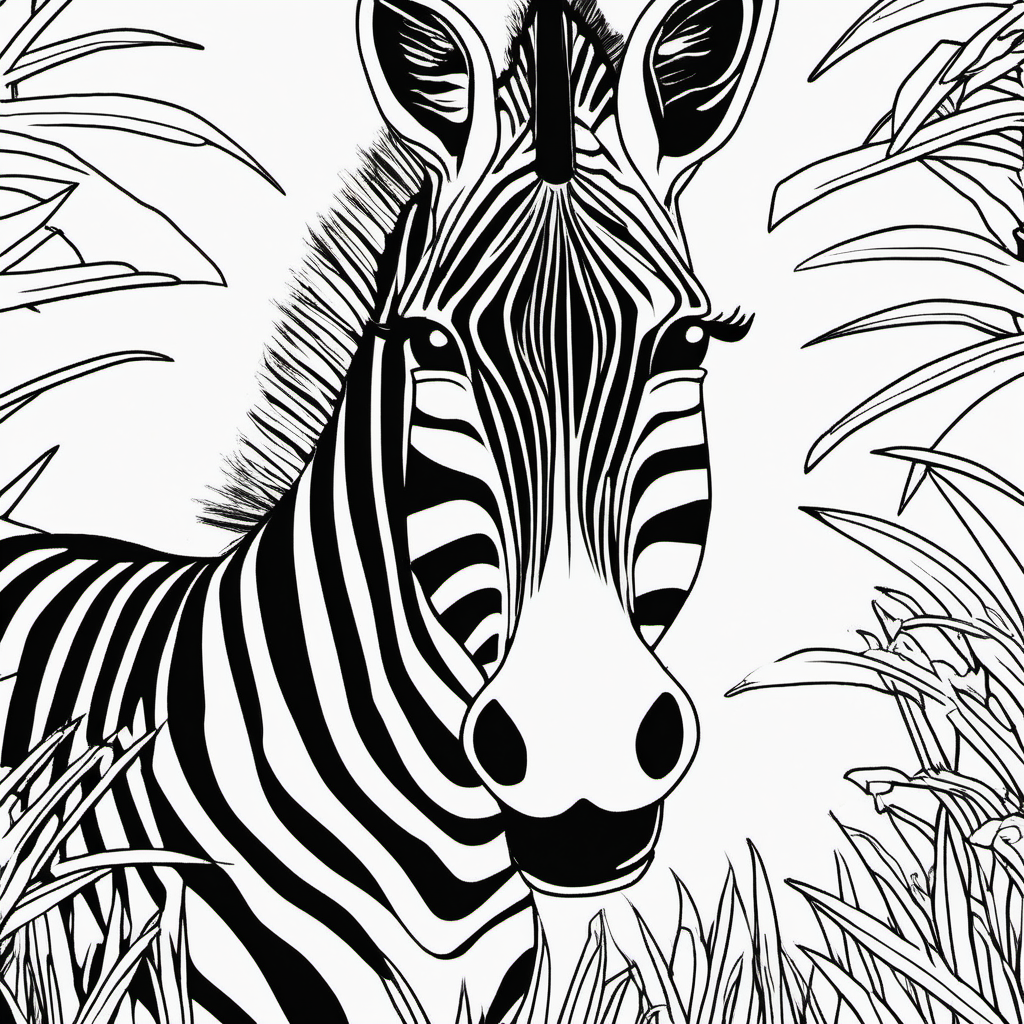 zebra face drawing tutorial | Zebra face, Simple face drawing, Zebra drawing