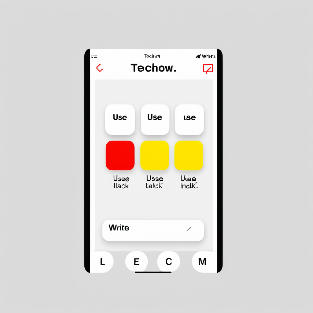 Just write TECHSWOW. Use colors like red, yellow, black and white