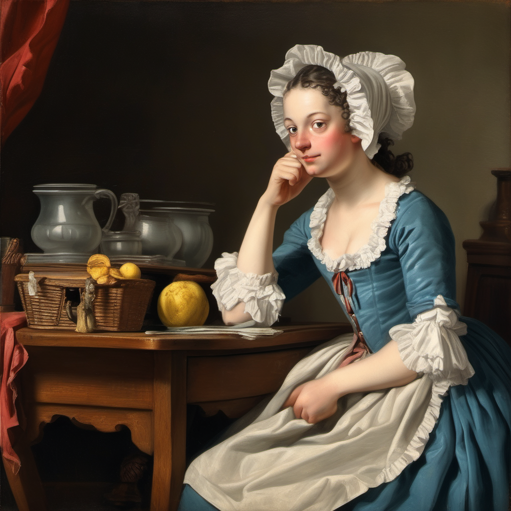 18th century young maid
