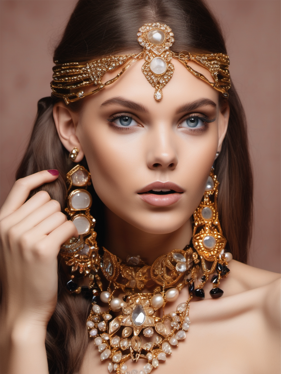 MODELS WITH JEWELLERY POSES AND STYLES