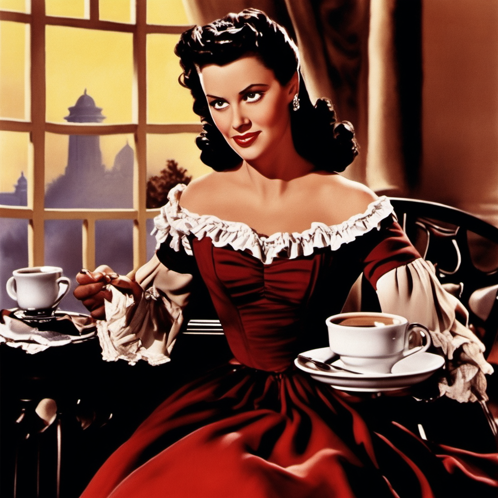 1. Gone With The Coffee

Who needs the wind when you've got coffee? Imagine Scarlett O'Hara holding a cup of steaming java instead of fretting about Tara.