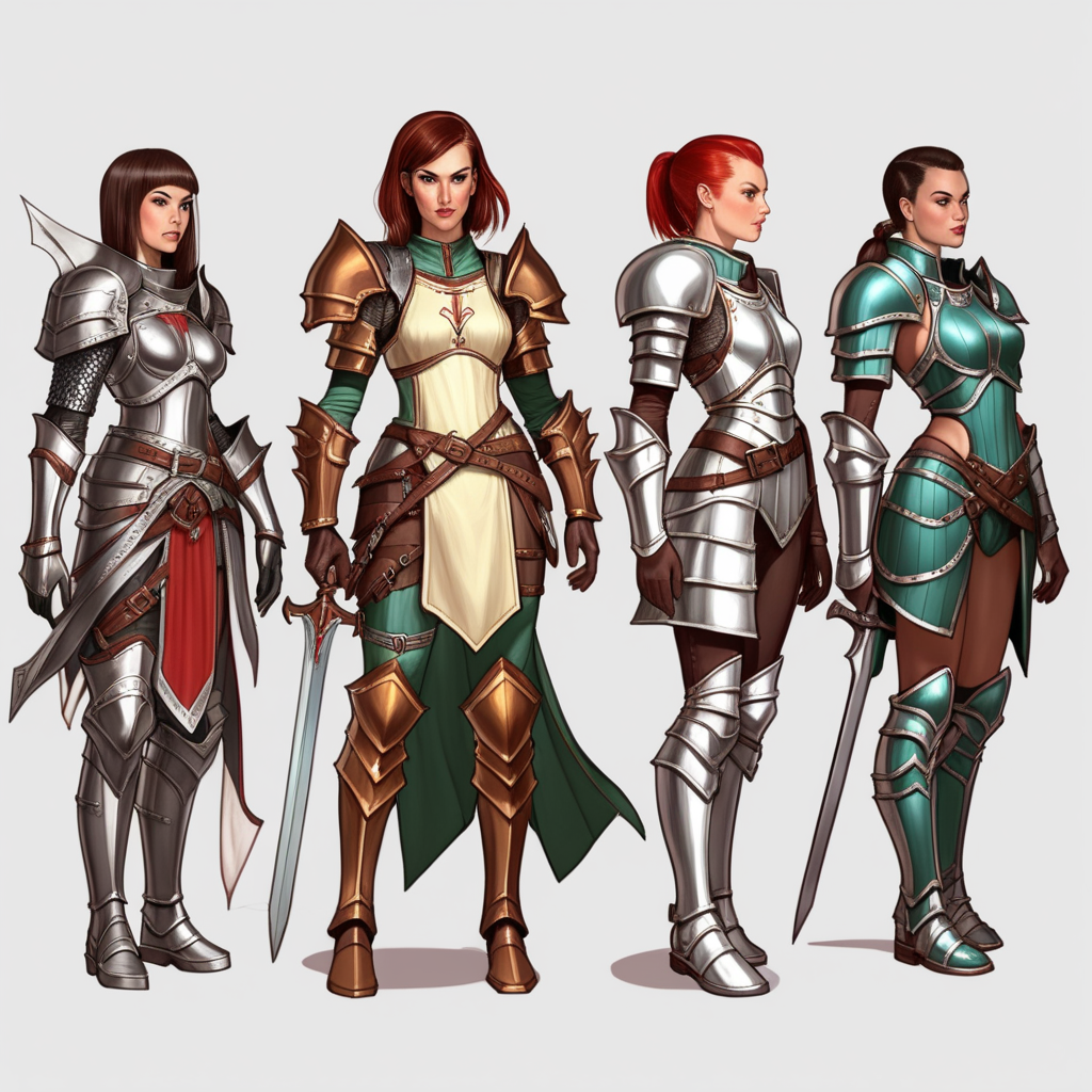 Dungeons and Dragons women armor
