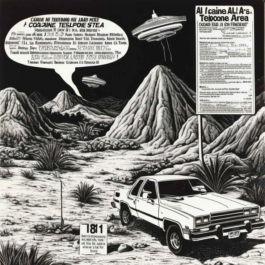 1981 La Hara cocaine telephone area 51