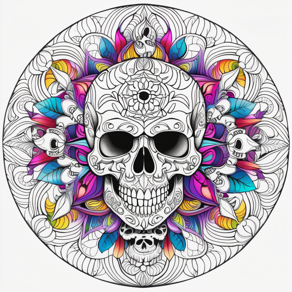 adult coloring book vibrant colors clear lines detailed