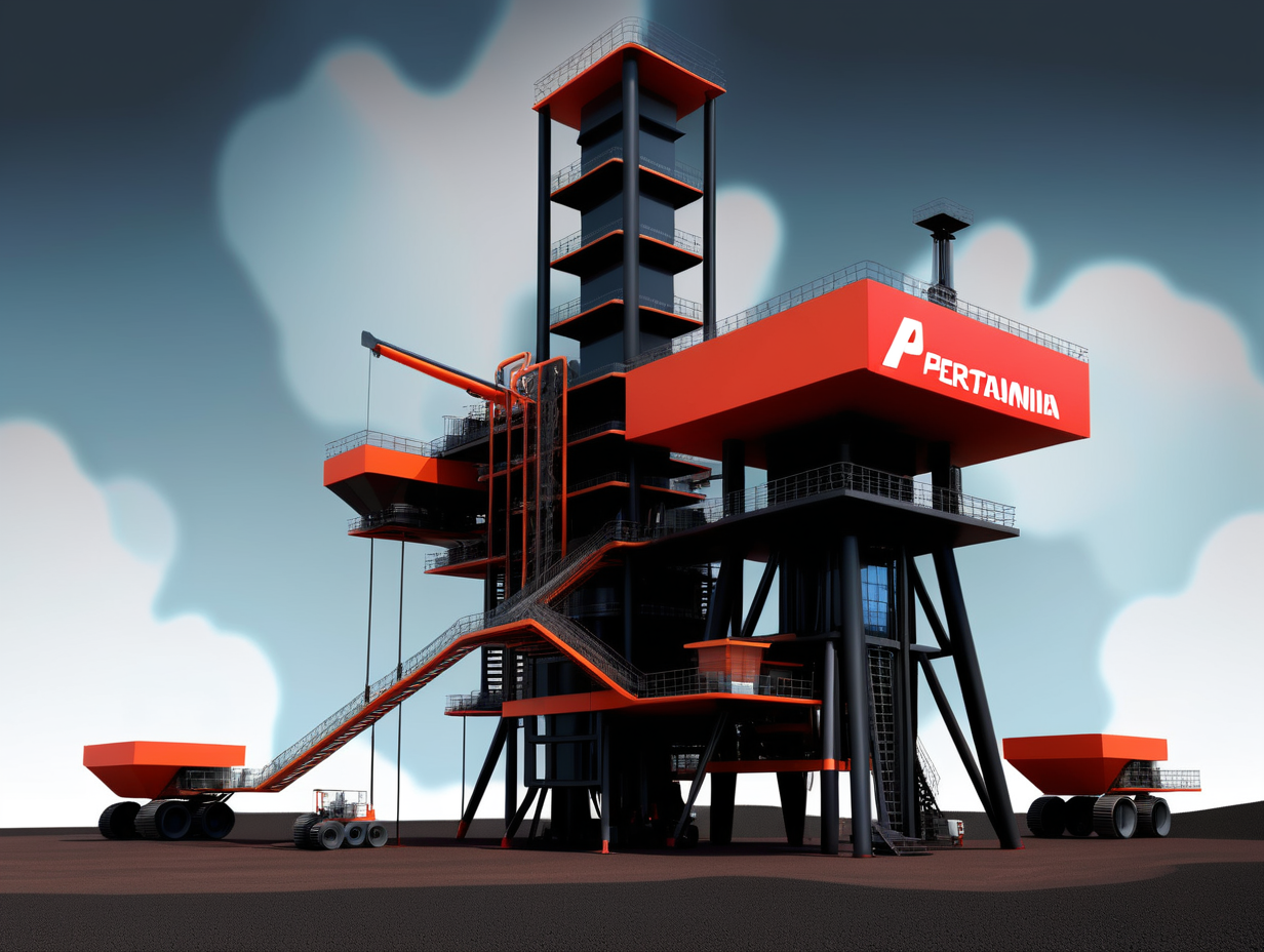 pertamina digital futuristic oil mining machine