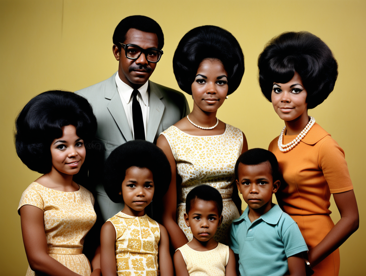 60s Black Family