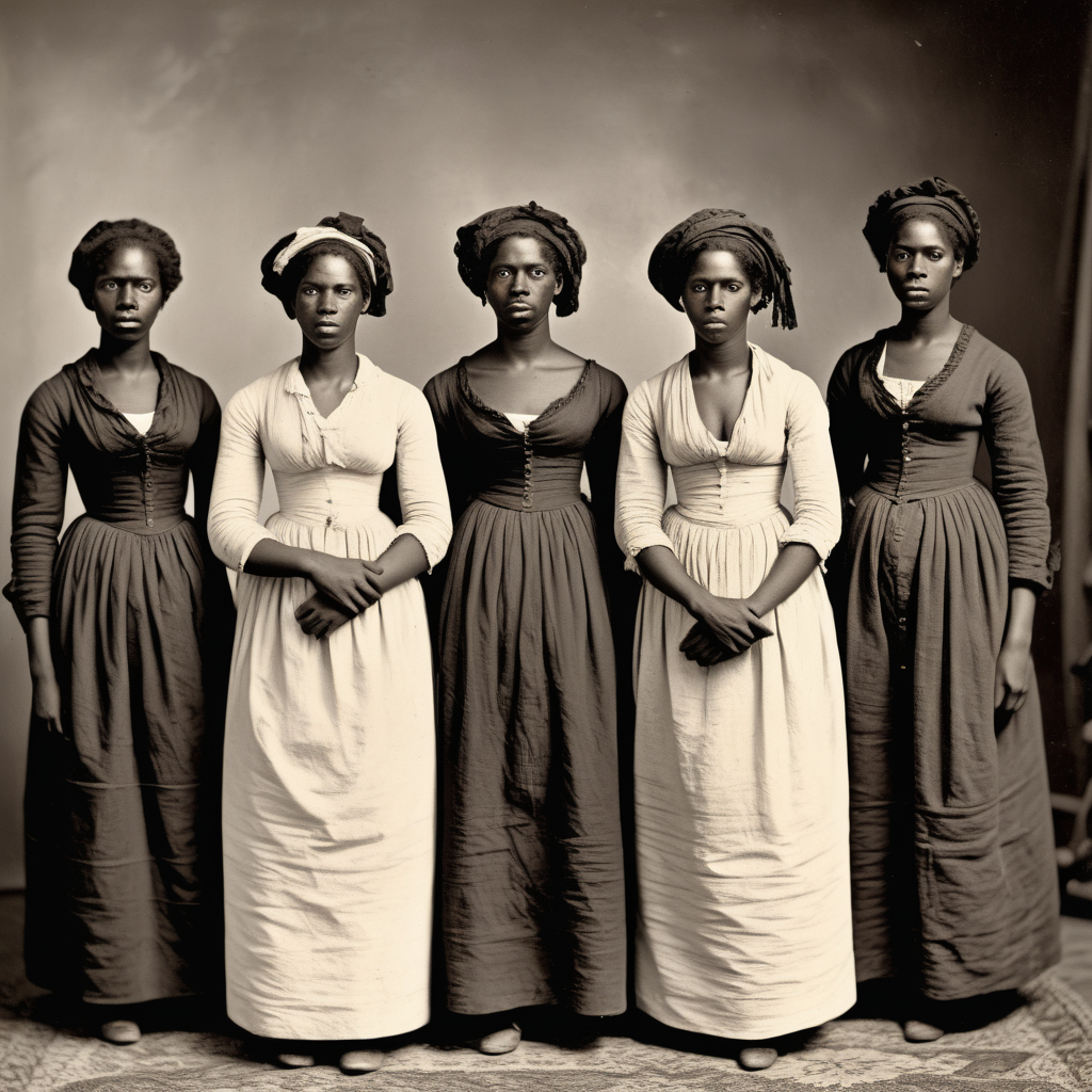 1800s black women slaves
