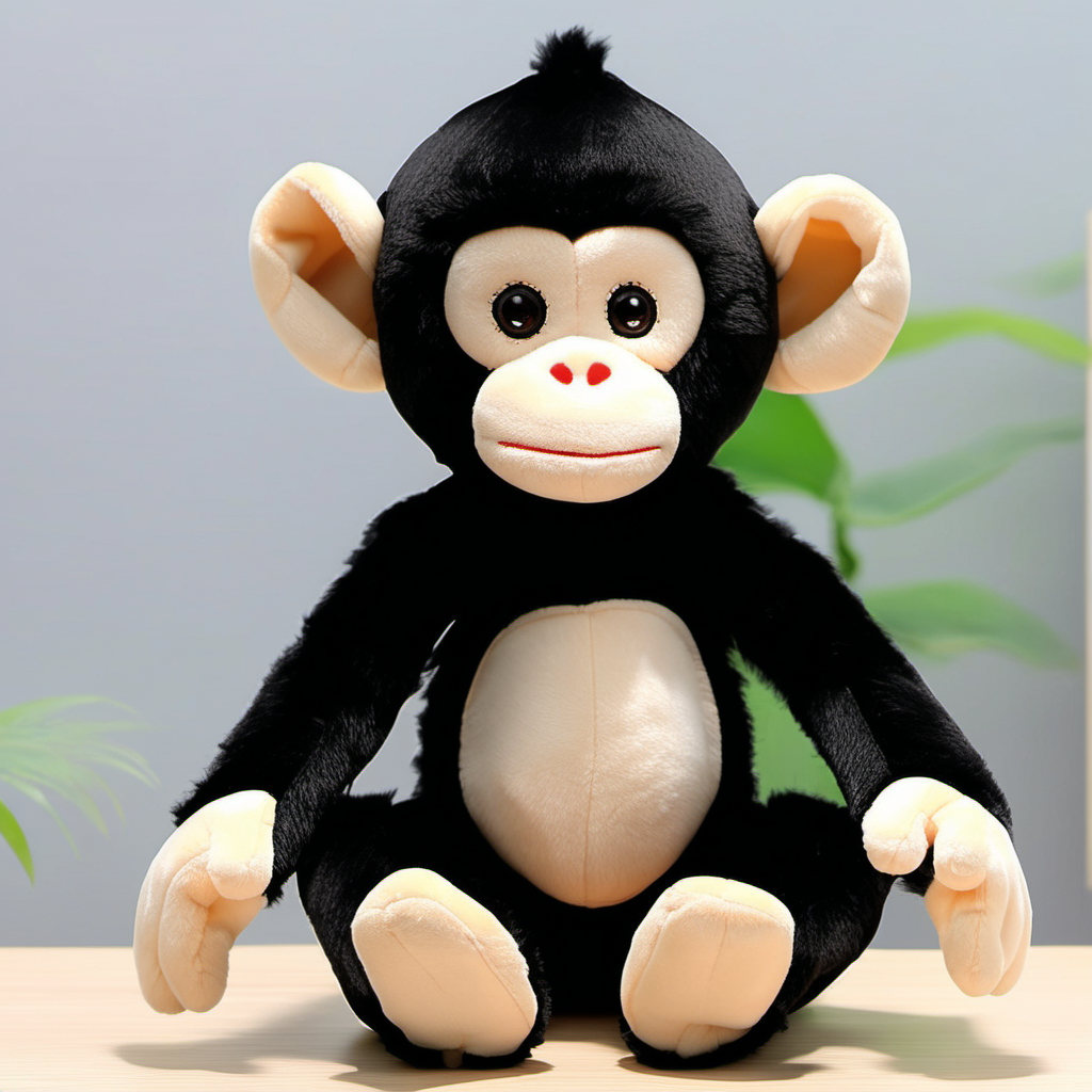 Infant chimpanzee Plush toy Super cute