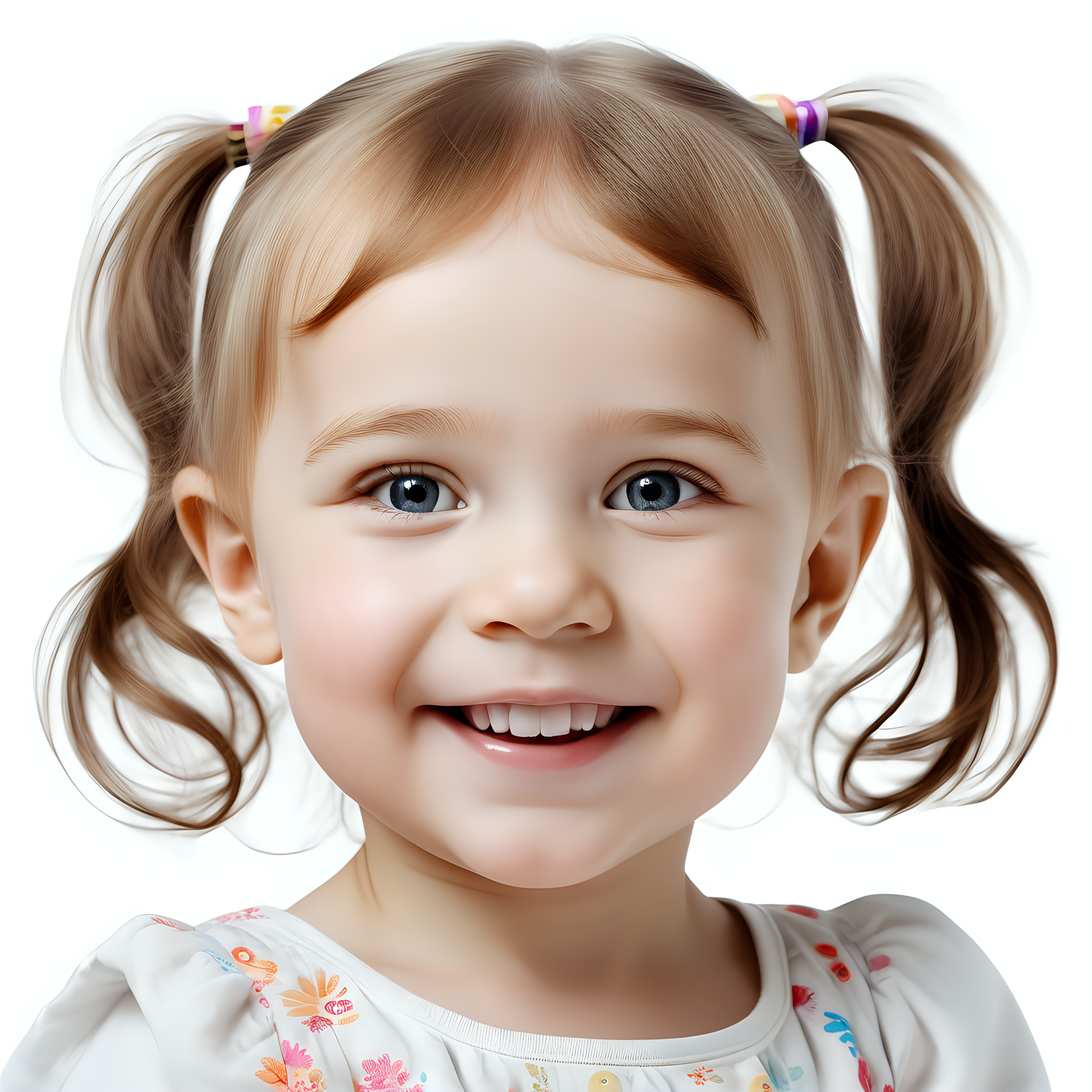 white backgroundreal facewhole headchild 3 yearsold girlscharacteristic human