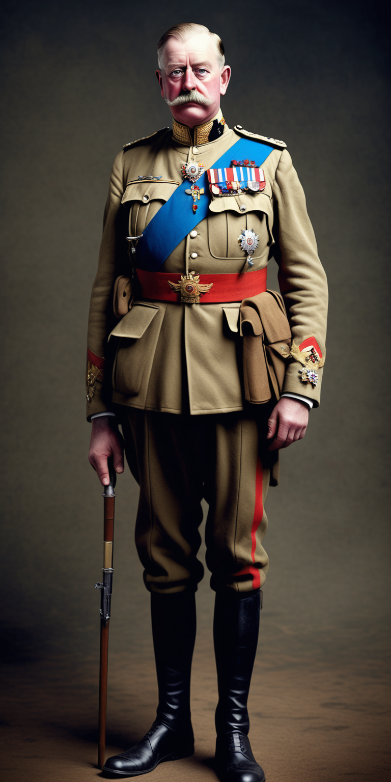 Realistic British King from WW1