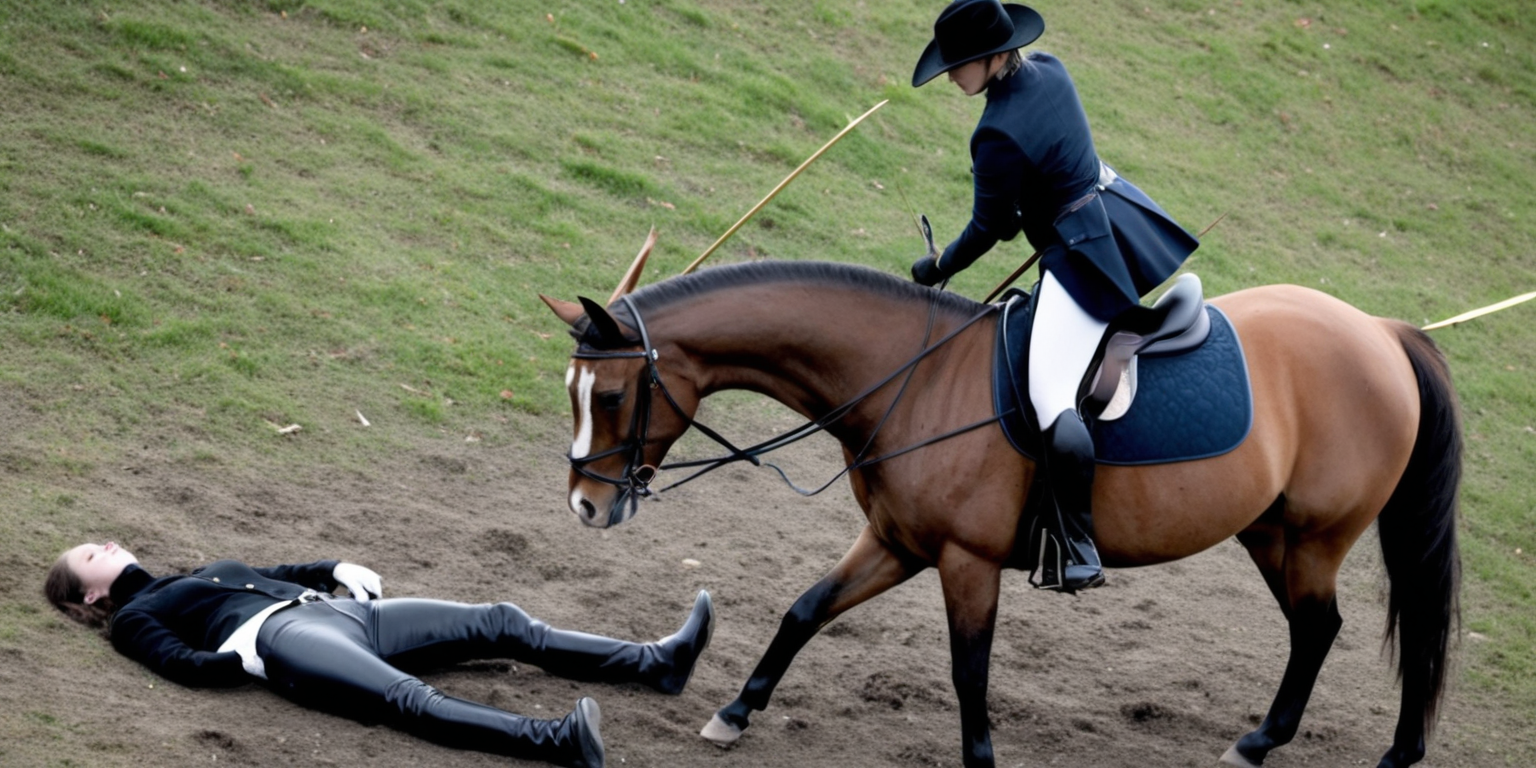 equestrian woman dead killed murdered victim corpse stabbed
