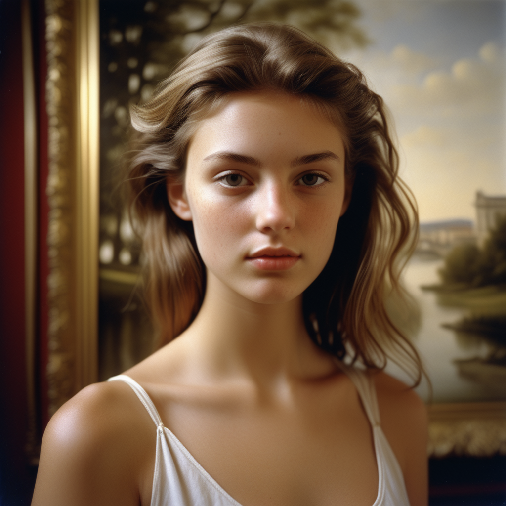Create a photorealistic image of the model from